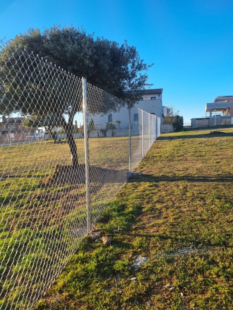 Vallado de finca de trufa en Teruel