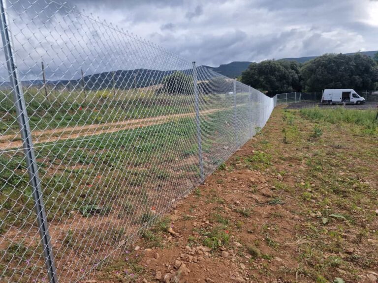 Malla simple torsion parcelas finca terreno tarragona